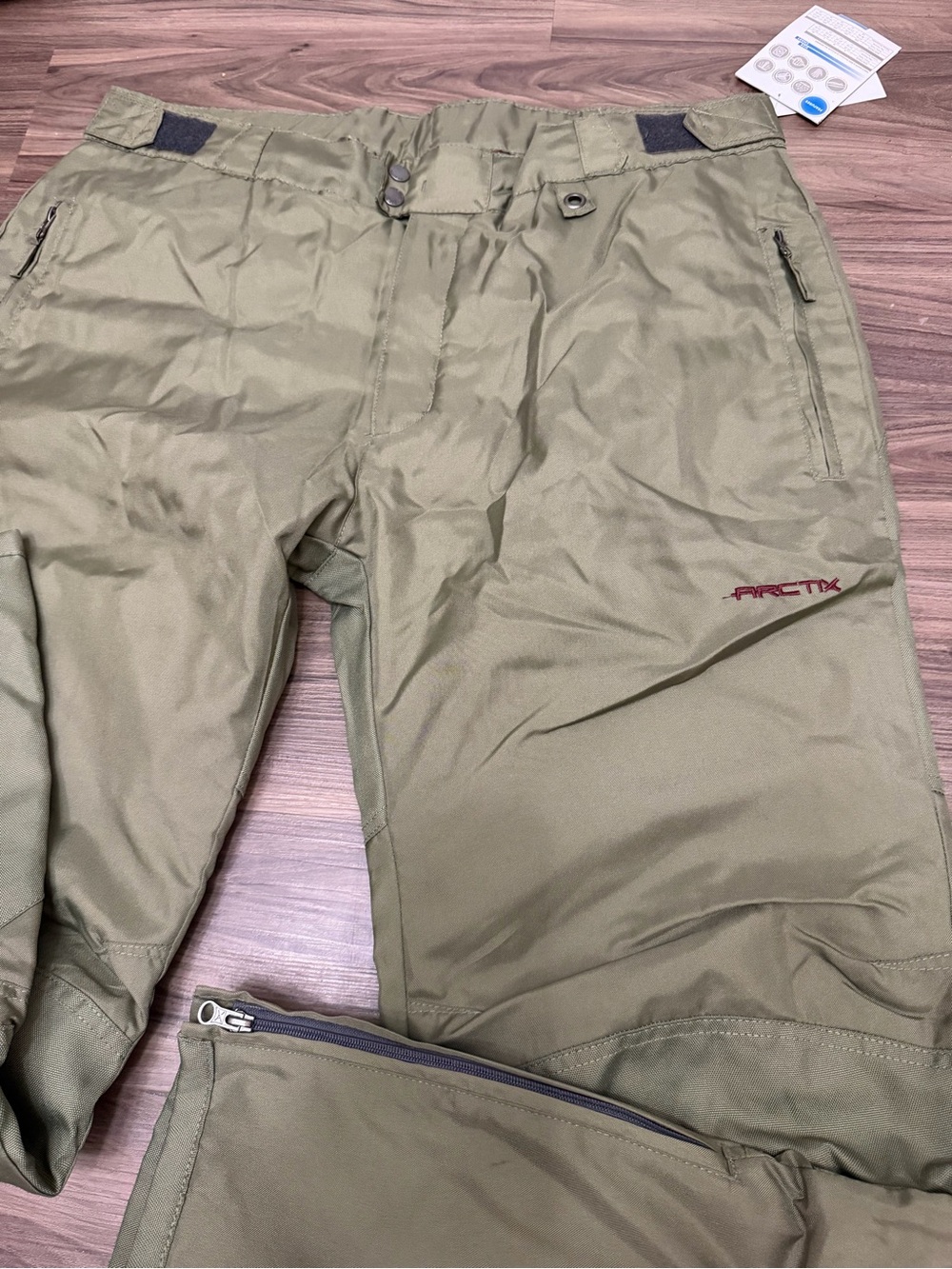 NWT Arctix Snow Pants Mens XL Beige Insulated Snowsports Ski Pants - Picture 4 of 8